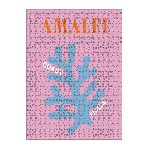 Puzzle Ravensburger "Amalfi Italia Cost" artboxONE - Typografie,Natur,Abstrakt,Reise / Strand und Meer