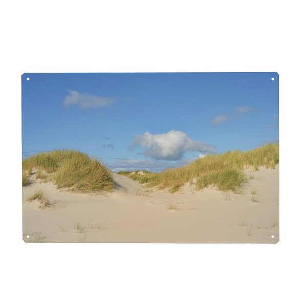 Metall Poster "Dünen an der Nordseeküste" artboxONE - Natur,Reise,Reise / Strand und Meer