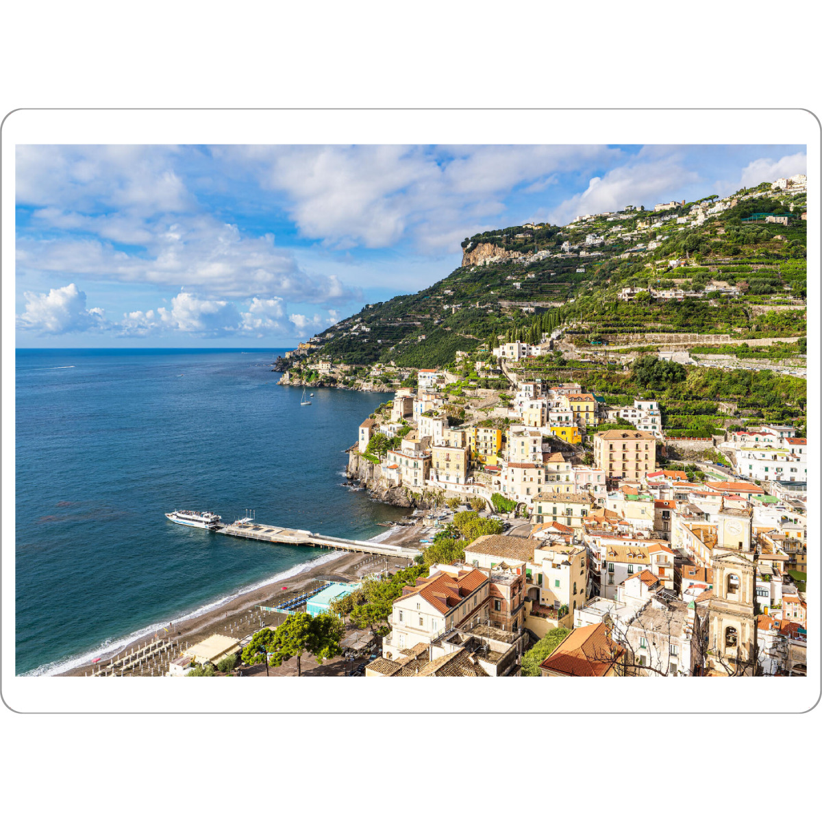 Tischset "Blick über Minori" artboxONE - Natur,Reise,Architektur,Reise / Strand und Meer,Reise / Länder