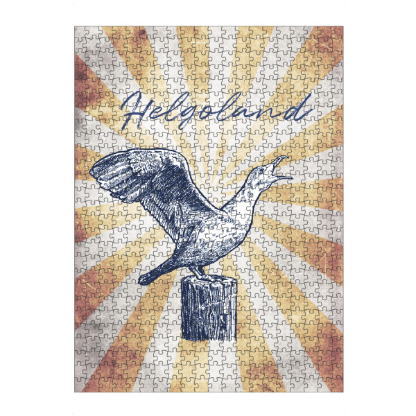 artboxONE Puzzle "Helgoland vintage" artboxONE - Reise,Tiere,Reise / Strand und Meer,Reise / Länder