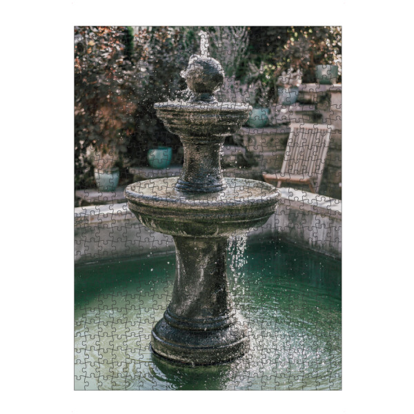 Puzzle Ravensburger "Spingbrunnen Nostalgie" artboxONE - Natur,Floral,Architektur,Reise / Länder
