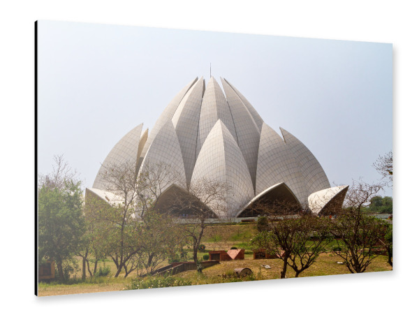 Alu-Dibond "Lotus Tempel in Neu Delhi" 30x20 cm artboxONE