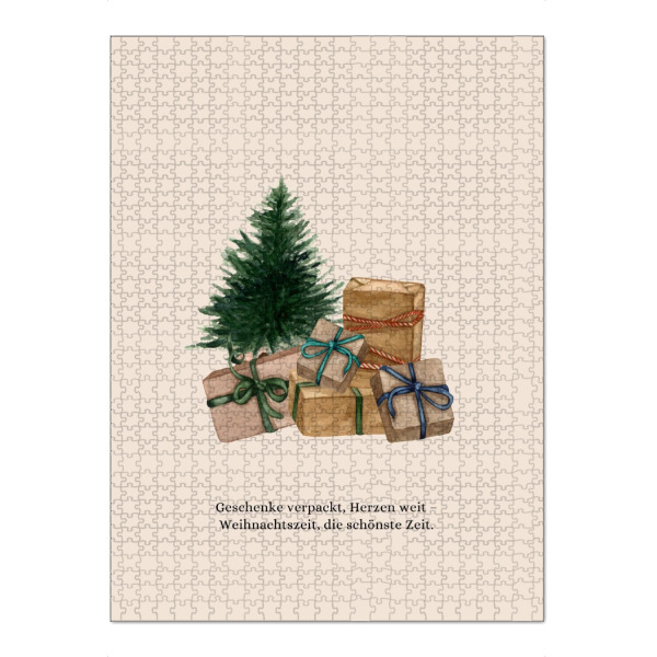 Puzzle Ravensburger "Weihnachtszeit - Geschenke" artboxONE - Weihnachten