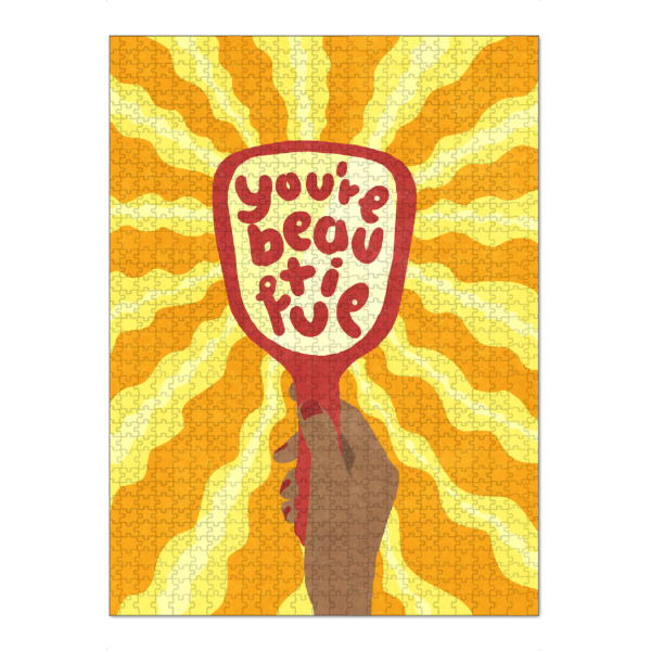 Puzzle Ravensburger "You are beautiful" artboxONE - Menschen,Fashion,Für Mama