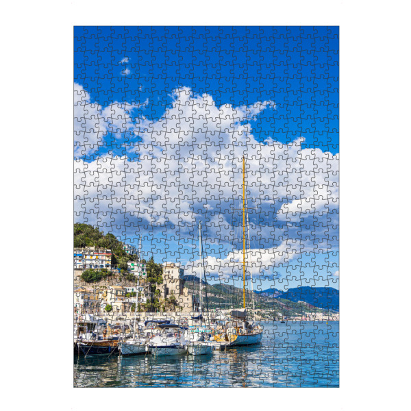 Puzzle Ravensburger "Boote in Cetara" artboxONE - Natur,Reise,Architektur,Reise / Strand und Meer,Reise / Länder