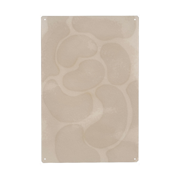 Metall Poster "Kleine Organische Formen" artboxONE - Natur,Abstrakt