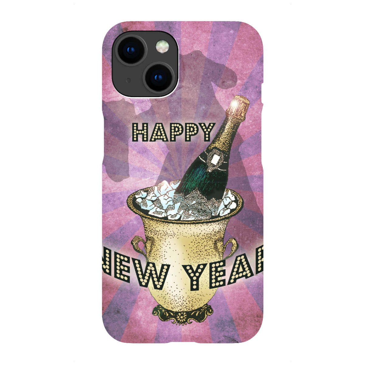 iPhone "Happy New Year retro" Premium-Case Handyhülle artboxONE