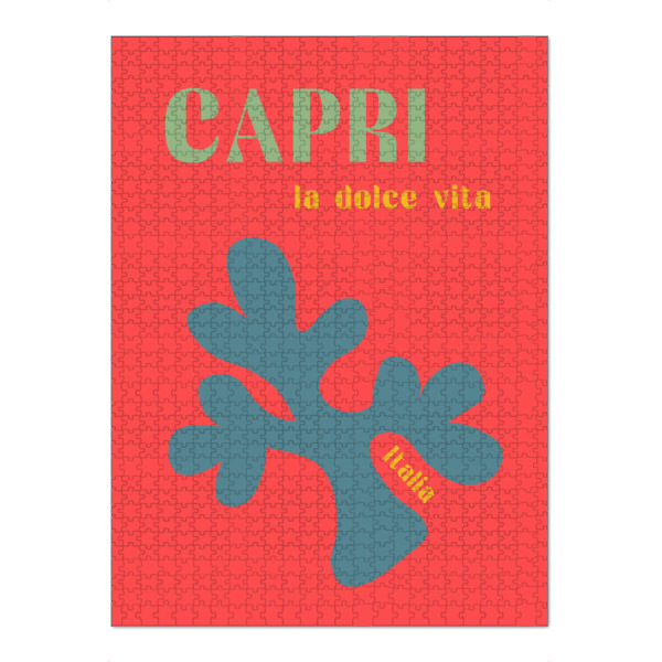 Puzzle Ravensburger "Capri Italy Love" artboxONE - Typografie,Natur,Reise / Strand und Meer