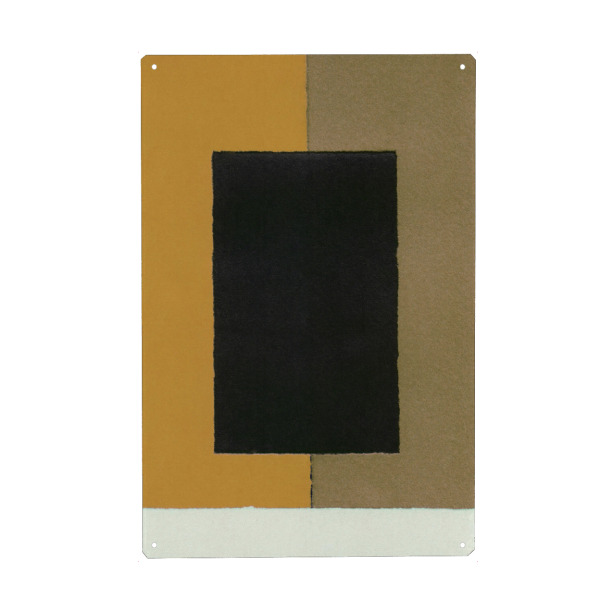 Metall Poster "Galitsyna - Geometry - black" artboxONE - Abstrakt,Geometrie