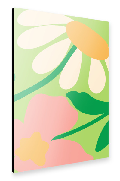 Alu-Dibond "Bold florals" 30x20 cm artboxONE