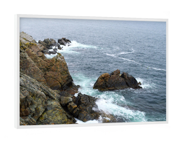 Poster mit weißem Rahmen "Wild Coast at Cape Breton Island" artboxONE - Natur,Reise,Reise / Strand und Meer,Reise / Länder