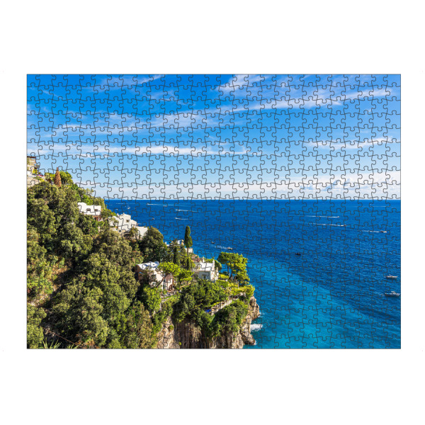Puzzle Ravensburger "Mittelmeer bei Positano" artboxONE - Natur,Reise,Reise / Strand und Meer,Reise / Länder