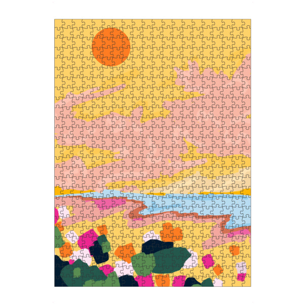Puzzle Ravensburger "Umarmung der Sonne" artboxONE - Natur,Abstrakt