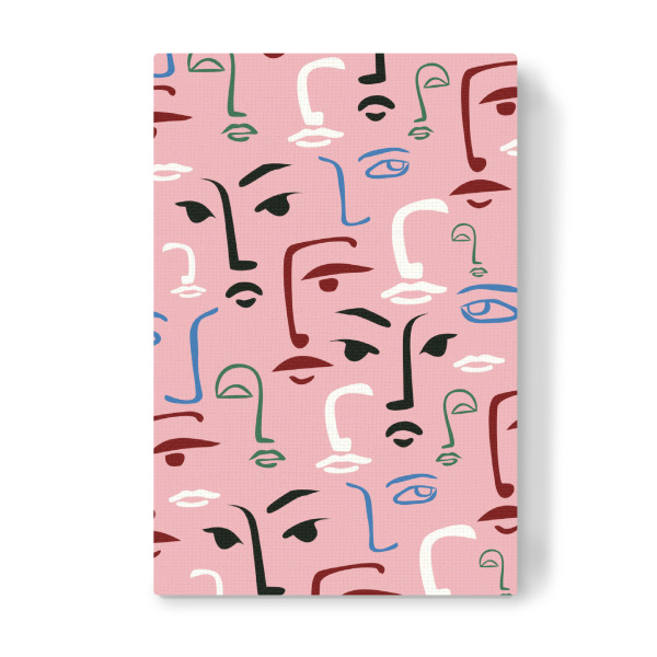 Leinwandbild "Monochrome Gesichter" artboxONE - Abstrakt