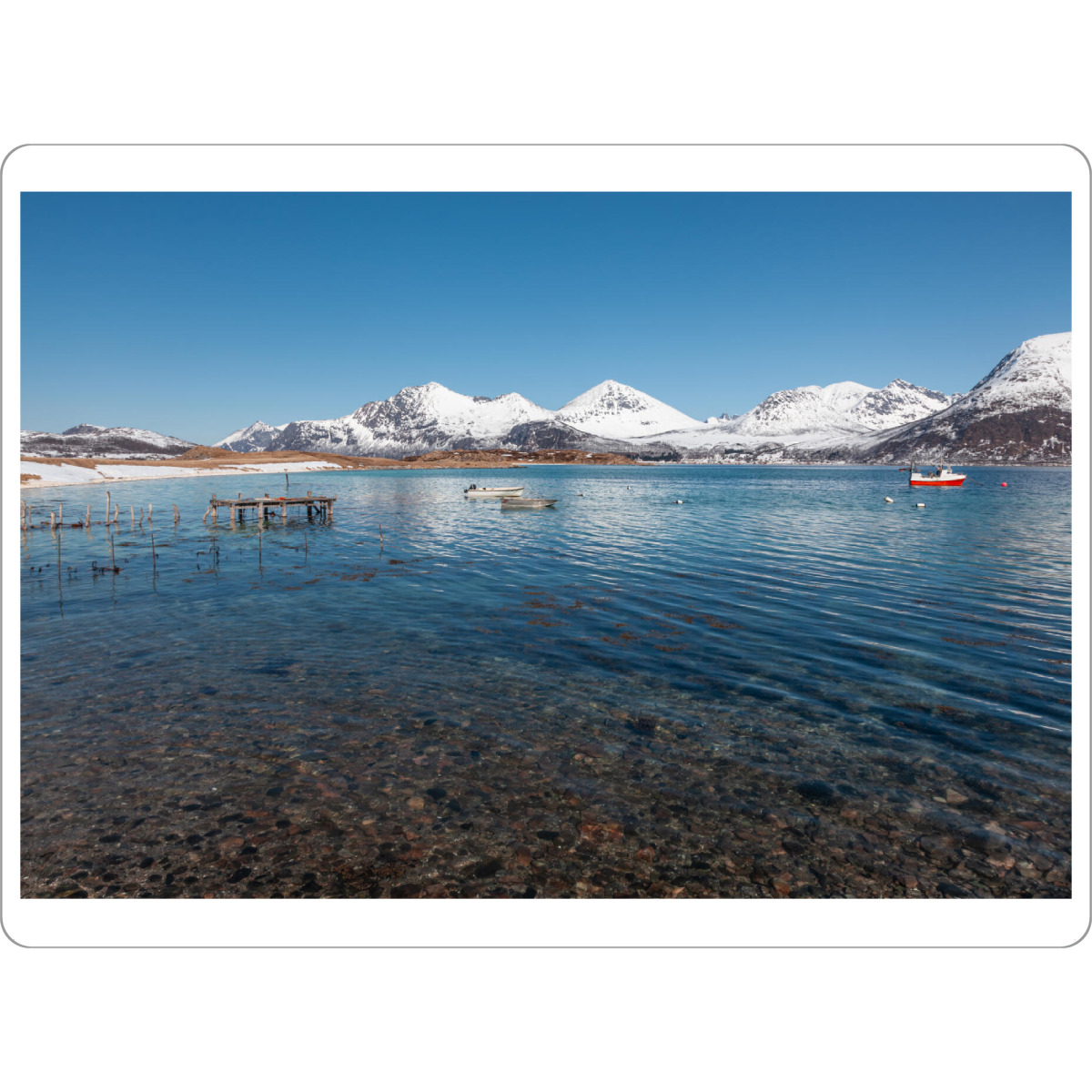 Tischset "Norwegen im Winter" artboxONE - Natur,Reise / Länder