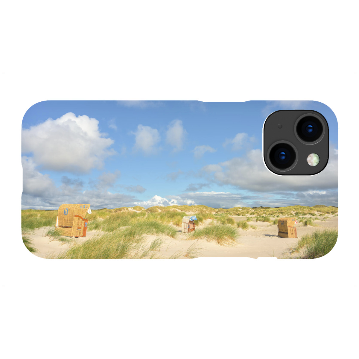 "Strandkörbe in den Dünen"für iPhone - Premium-Case Handyhülle artboxONE