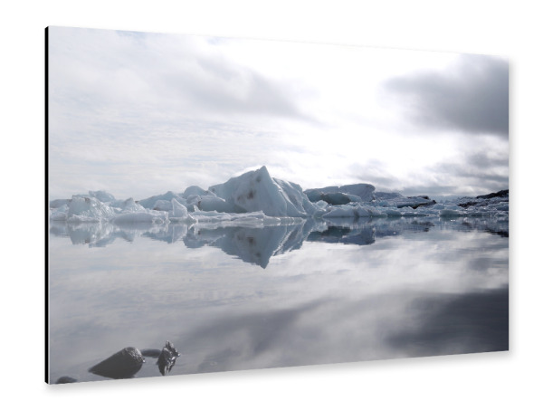 Alu-Dibond "Gletscherlagune - Jökulsárlón" 30x20 cm artboxONE
