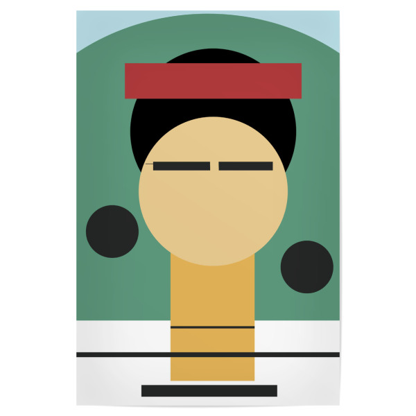 Poster 30x20 cm "Frida kahlo geometric" artboxONE - Menschen,Geometrie