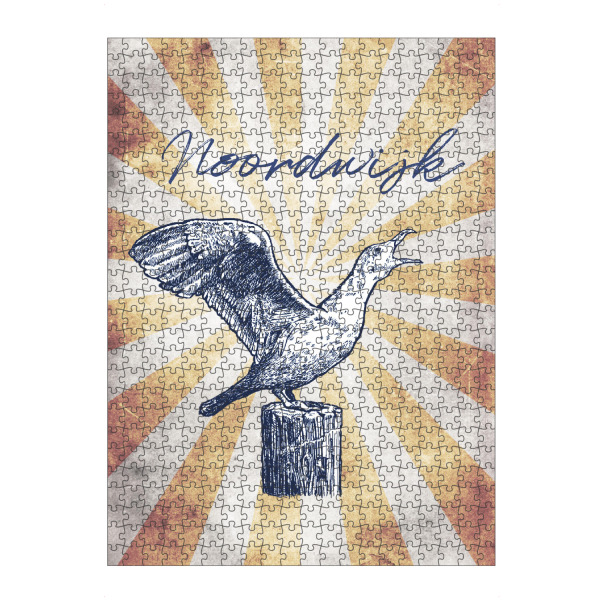 artboxONE Puzzle "Noordwijk vintage" artboxONE - Reise,Tiere,Reise / Strand und Meer,Reise / Länder