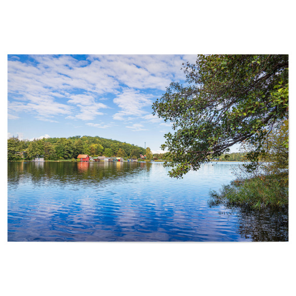 Poster "Bootshäuser am Krakower See" artboxONE - Natur,Reise,Architektur