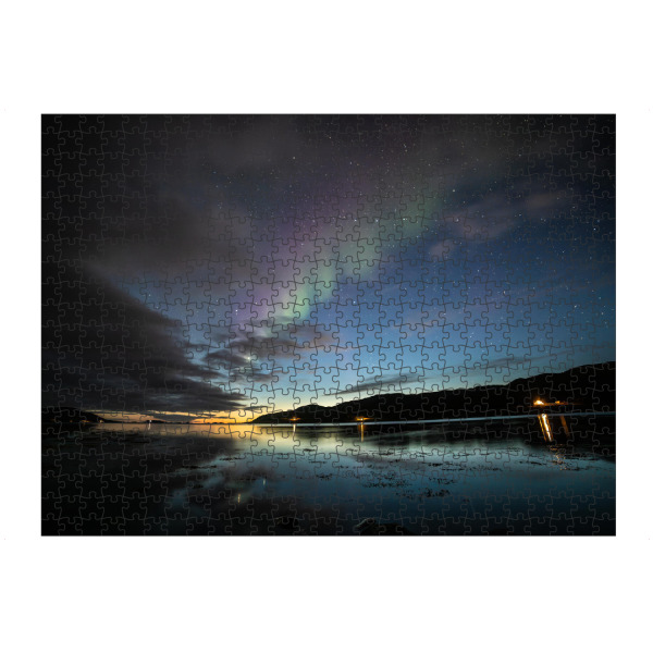 Puzzle Ravensburger "Magic Night" artboxONE - Natur,Galaxy