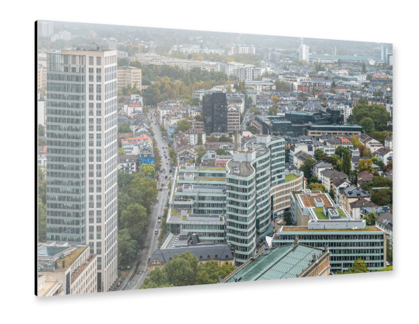 Alu-Dibond "Frankfurt Panorama der Metropole" 30x20 cm artboxONE