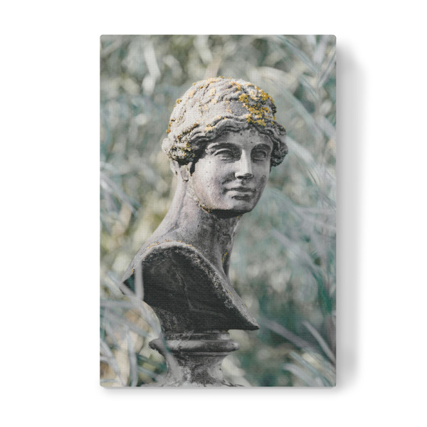 Leinwandbild "Nostalgie Stein Statue" artboxONE - Natur,Menschen,Architektur