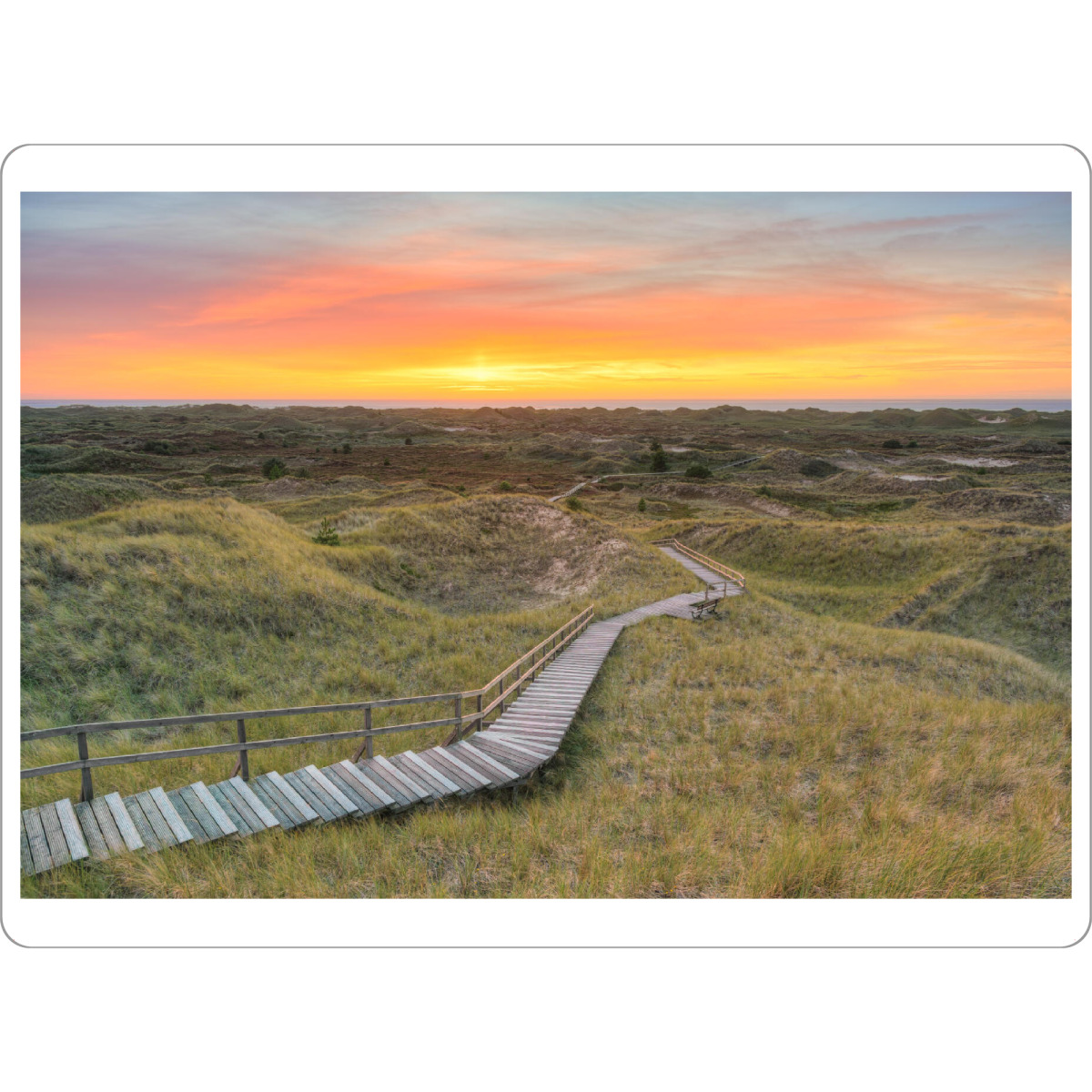 Tischset "Setzerdüne in Norddorf auf Amrum" artboxONE - Natur,Reise,Reise / Strand und Meer