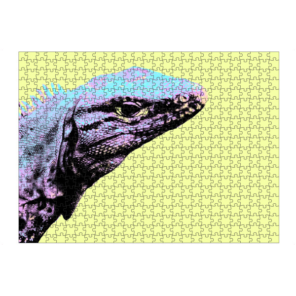 artboxONE Puzzle "Leguan Pop Art" artboxONE - Natur,Reise,Tiere,Reise / Länder