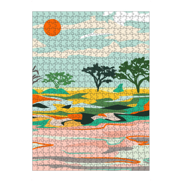 Puzzle Ravensburger "Echos der Sahara" artboxONE - Natur