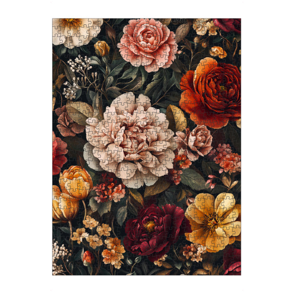 artboxONE Puzzle "Blumengarten E (matart)" artboxONE - Natur,Floral - Flowers,Garden,Nature,Modern,Art - Bild flowers
