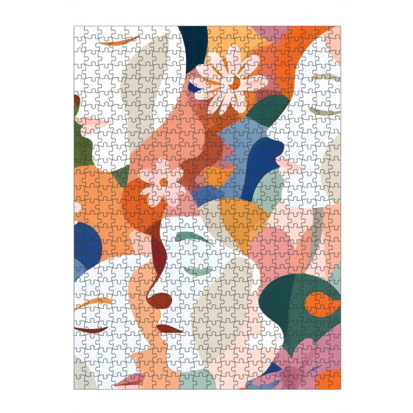 Puzzle Ravensburger "Mit Blick auf die Blumen" artboxONE - Abstrakt