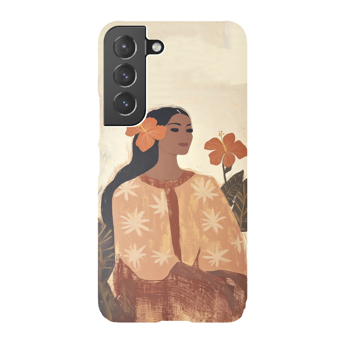 "Wahine Tropical"für Samsung Galaxy - Premium-Case Handyhülle artboxONE
