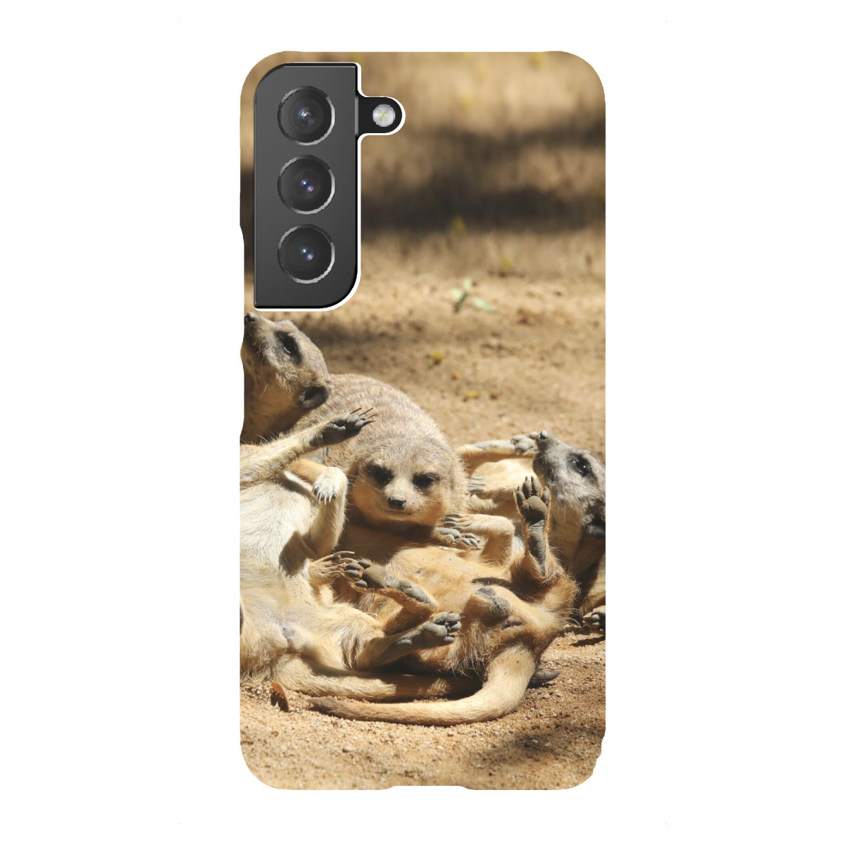 "Lustige Erdmännchen Chaos Familie"für Samsung Galaxy - Premium-Case Handyhülle artboxONE