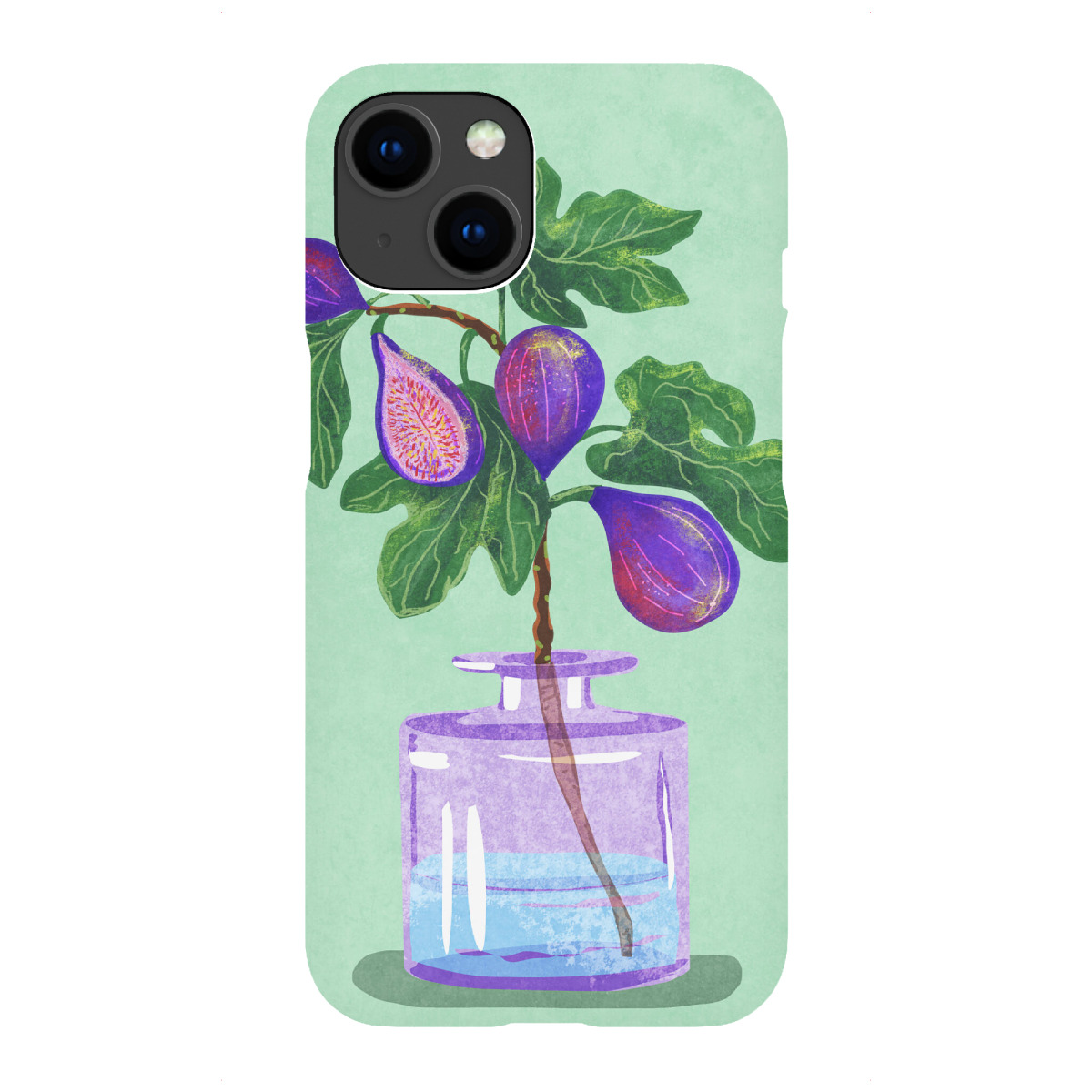 "Feigenzweig in Vase"für iPhone - Premium-Case Handyhülle artboxONE