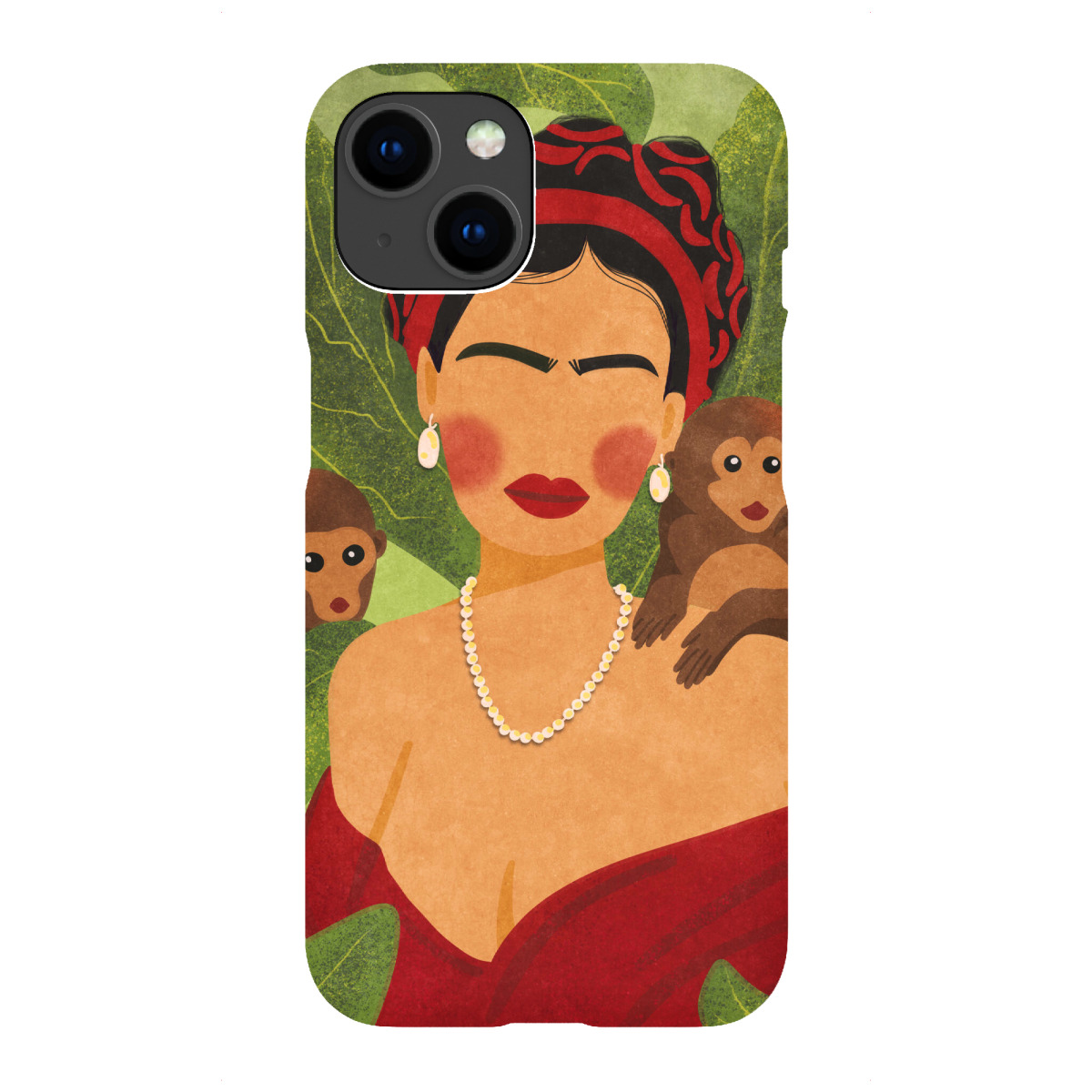 iPhone "Frida mit Affen" Premium-Case Handyhülle artboxONE