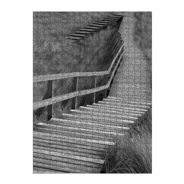 Puzzle Ravensburger "Holztreppe in den Dünen" artboxONE - Natur,Reise,Architektur - Insel amrum,Amrum,Nordseeküste,Dünen - Bild insel amrum
