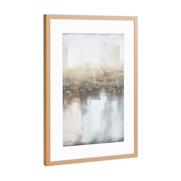 Poster mit Rahmen Kupfer "Abstrakte Naturtextur Matteo" artboxONE - Natur,Abstrakt,Marmor