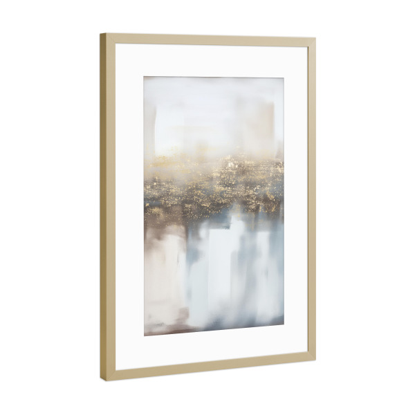 Poster mit Rahmen Gold "Abstrakte Naturtextur Matteo" artboxONE - Natur,Abstrakt,Marmor