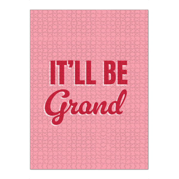 Puzzle Ravensburger "It'll Be Grand (All will be Fine)" artboxONE - Typografie,Natur,Menschen,Reise / Länder,Städte / Weitere