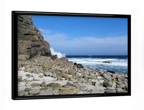 Poster mit schwarzem Rahmen "The Cape Of Good Hope" artboxONE - Natur,Reise / Strand und Meer,Reise / Afrika,Reise / Länder
