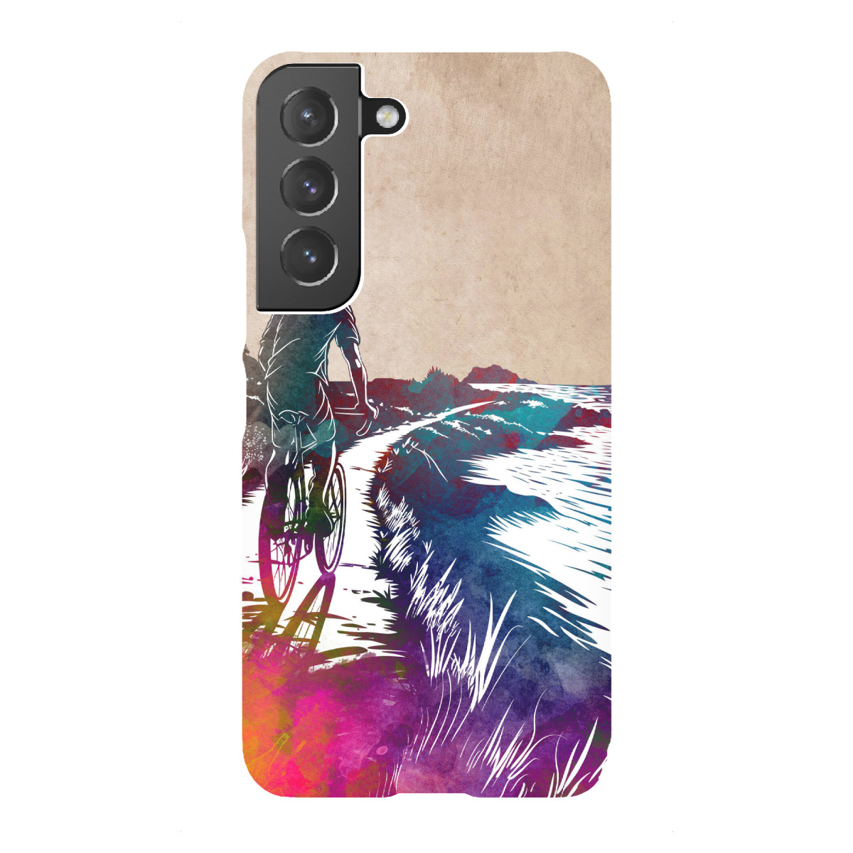 Samsung Galaxy "Fahrradsportkunst P" Premium-Case Handyhülle artboxONE
