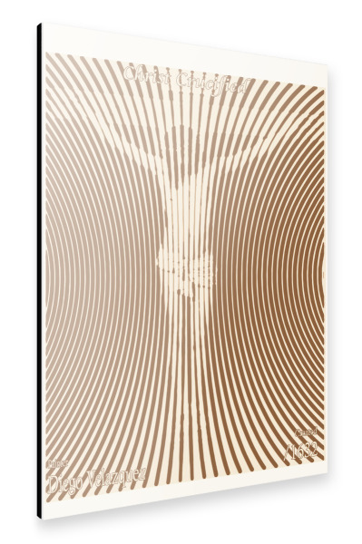 Alu-Dibond "Christus gekreuzigt" 30x20 cm artboxONE