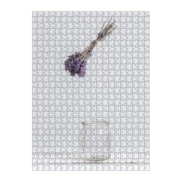 artboxONE Puzzle "Lavendel - über Vase schwebend" artboxONE - Floral - Lavendel,Weiß,Kunst,Fotografie,Blumen,Natur - Bild lavendel