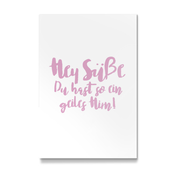 Galerie-Print "Geiles Hirn (Rosa)" 75x50 cm artboxONE