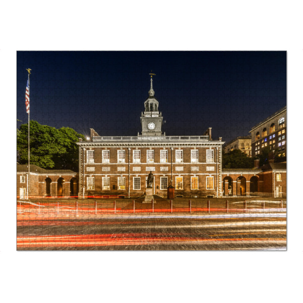 Puzzle Ravensburger "Independence Hall Philadelphia" artboxONE - Städte,Reise,Architektur,Städte / Weitere