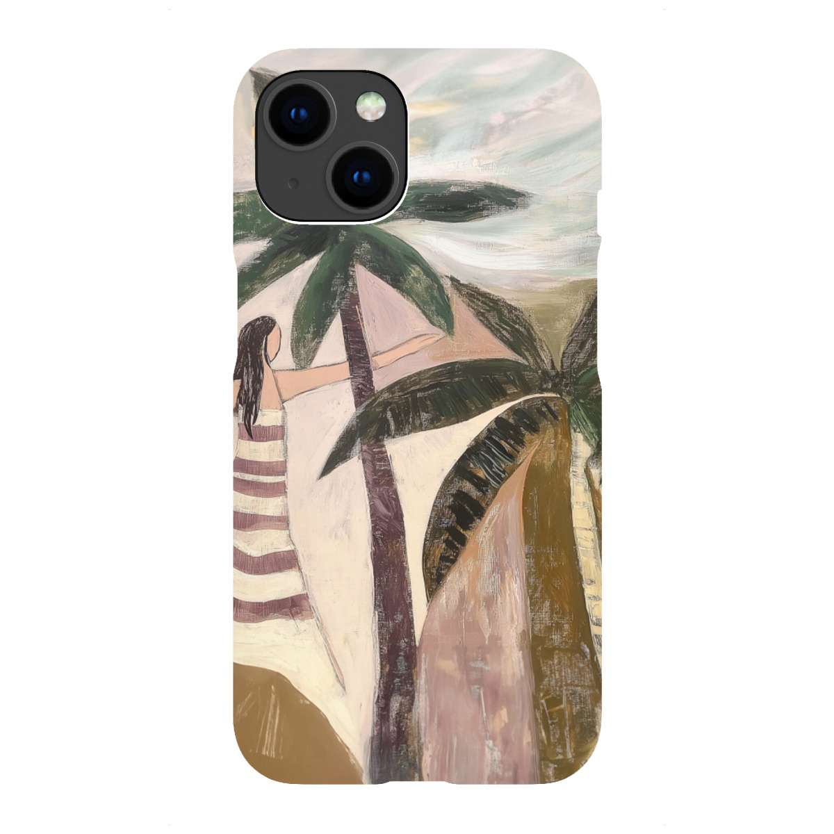 iPhone "Pasifika-Palme" Premium-Case Handyhülle artboxONE