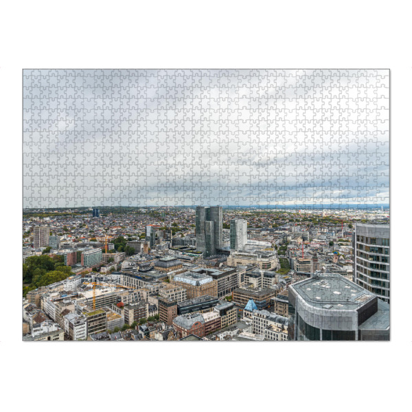 Puzzle Ravensburger "Frankfurt Luftige Perspektiven" artboxONE - Architektur,Geometrie,Städte / Frankfurt