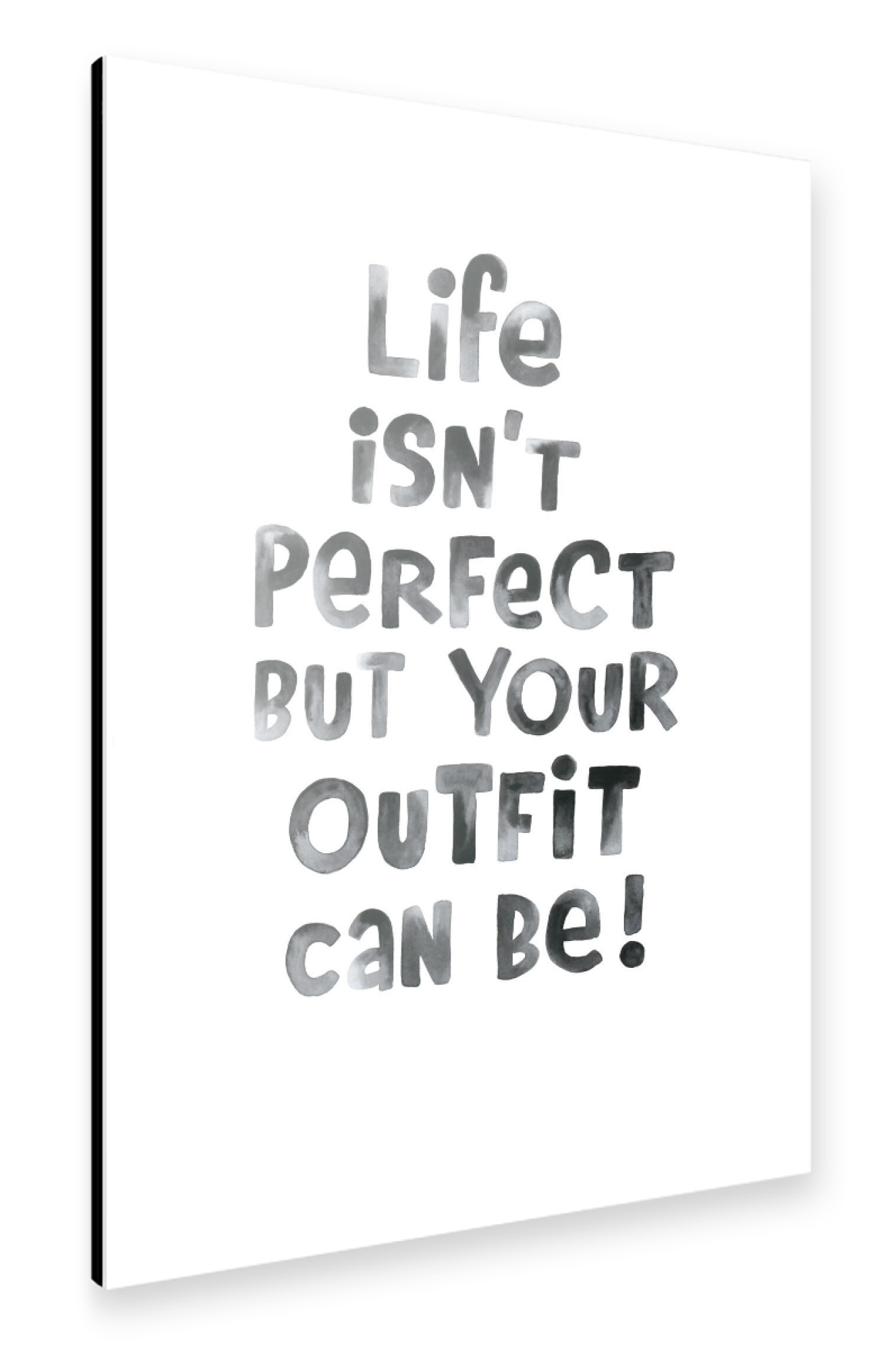 Alu-Dibond "Perfect Outfit" 75x50 cm artboxONE