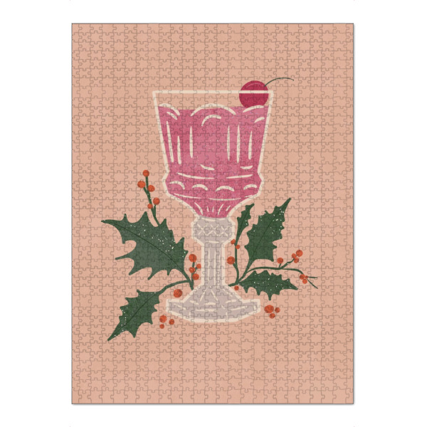 Puzzle Ravensburger "Sugar cherry plum drink" artboxONE - Essen & Trinken,Weihnachten,Essen & Trinken / Alkohol